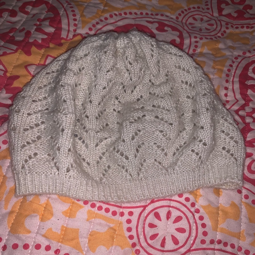 Boutique Bought Off-White Beanie